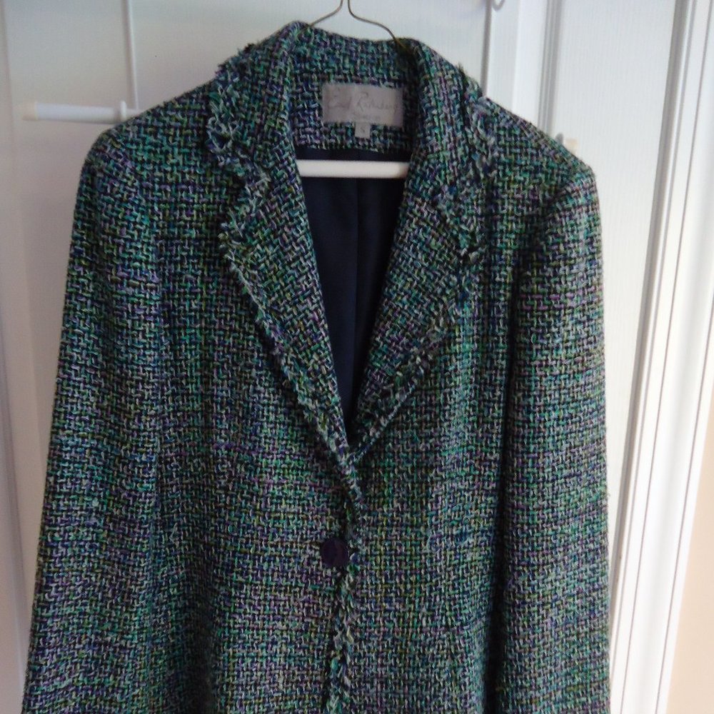 Emil Rutenberg Jacket S Silk Tweed Vintage